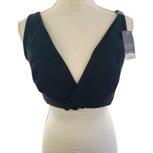 Cacique NWT High Apex Plunge Bra Size 42DDD in Black Comfort Retail $52.95